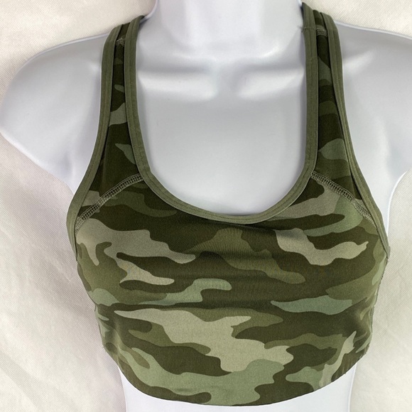 Victoria Secret Pink Camouflage Sports Bra And Running Shorts Set Size Small - Picture 4 of 16